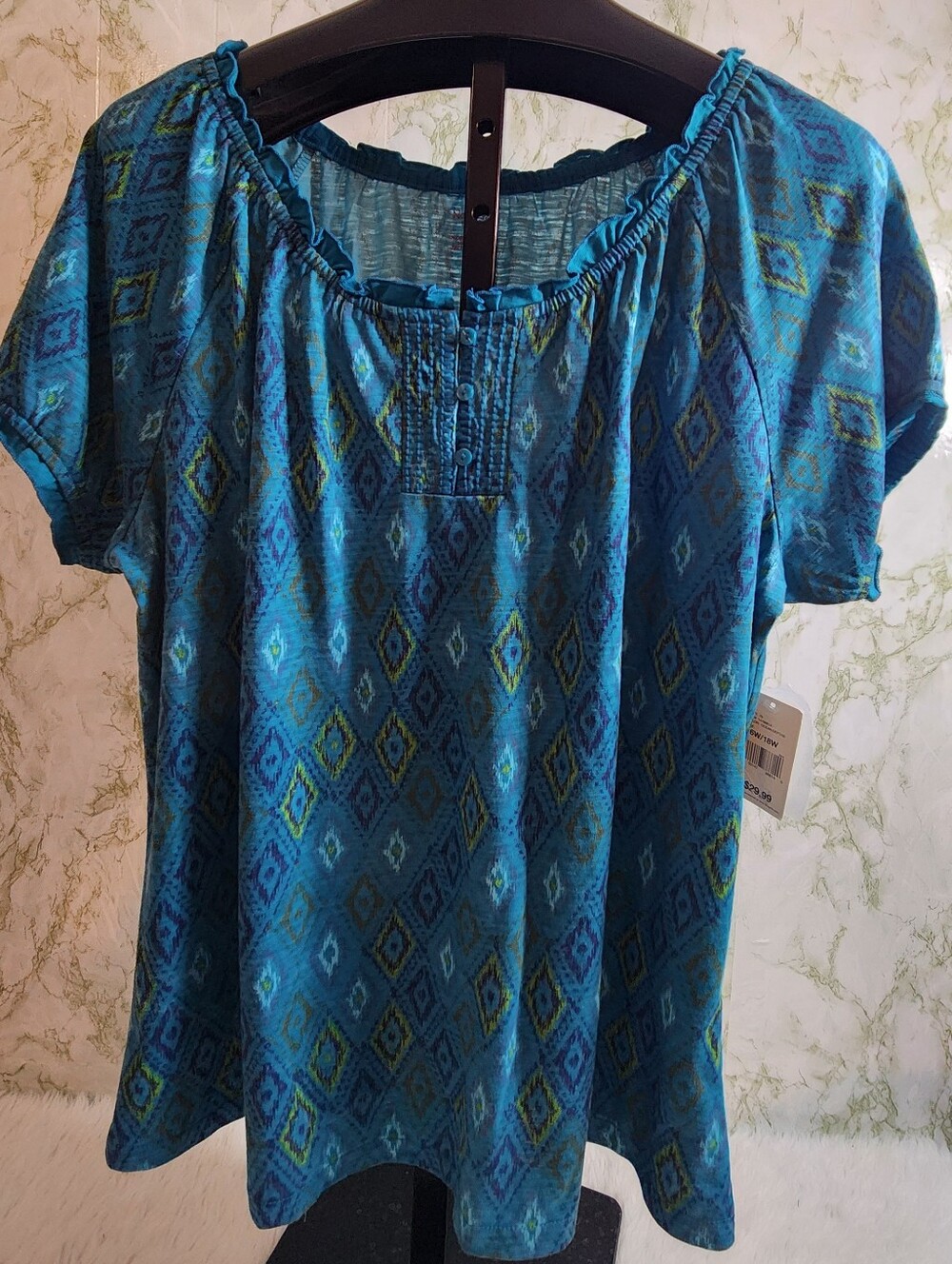 NorthCrest Pretty Teal Color Top